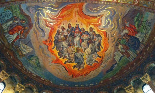 Pentecost_mosaic cred Pete Unseth